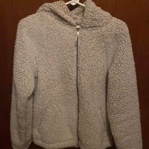 SO Small Sherpa full zip Jr’s/Adult Hoodie